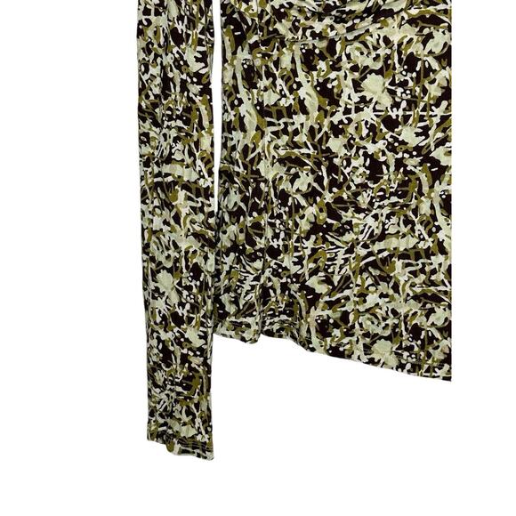 NWT Soft Joie Women Cersei Long Sleeve Top Medium Unique Neckline Chocolate Plum - Picture 5 of 14